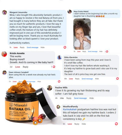 Miasaki Batana Natural Hair Oil