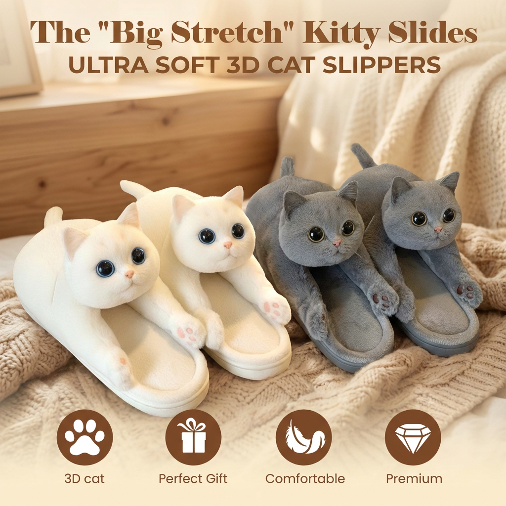 Miasaki Kitty Comfort Slides