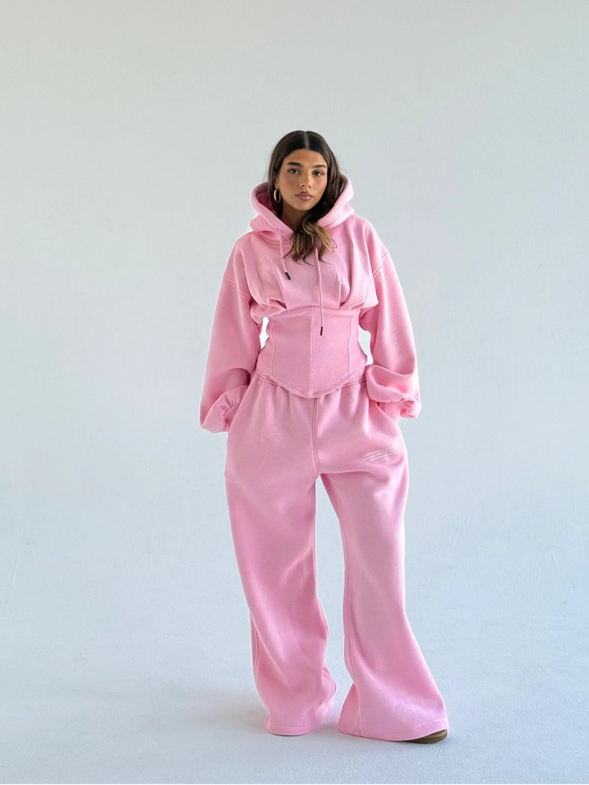 Miasaki Snatched Corset Hoodie and Pants Set