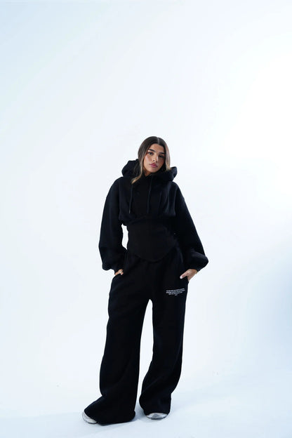 Miasaki Snatched Corset Hoodie and Pants Set