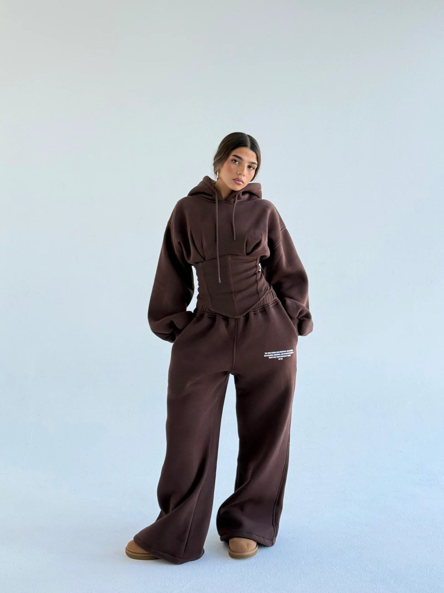 Miasaki Snatched Corset Hoodie and Pants Set