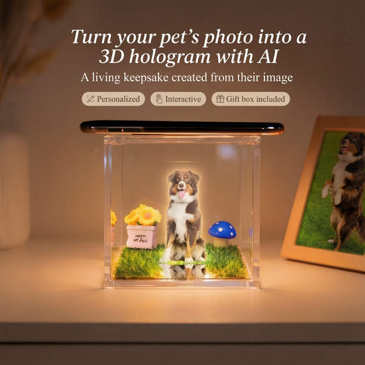 Holographic Pet Memory Keepsake