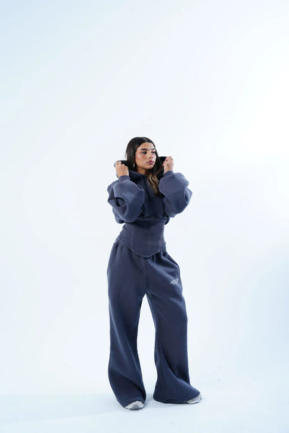 Miasaki Snatched Corset Hoodie and Pants Set