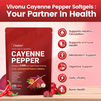 Miasaki Cayenne Pepper Softgels