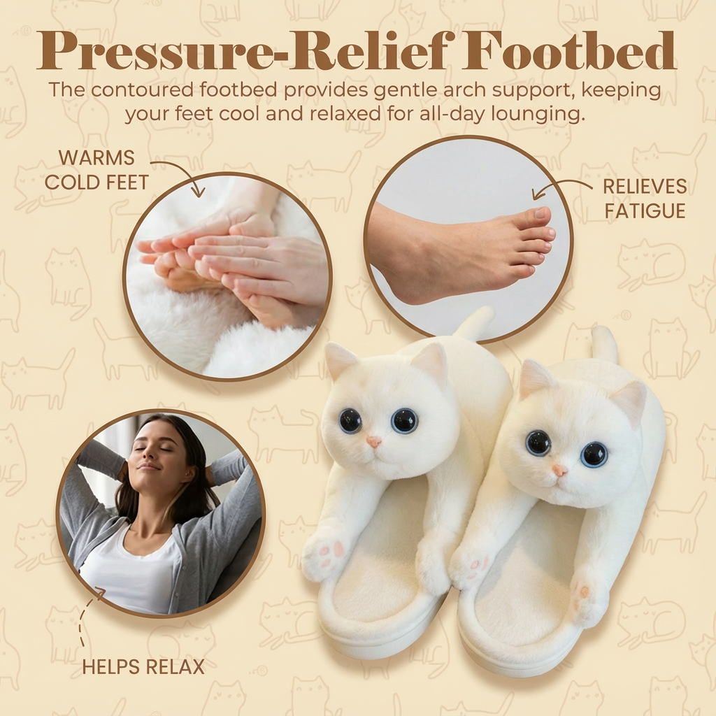 Miasaki Kitty Comfort Slides