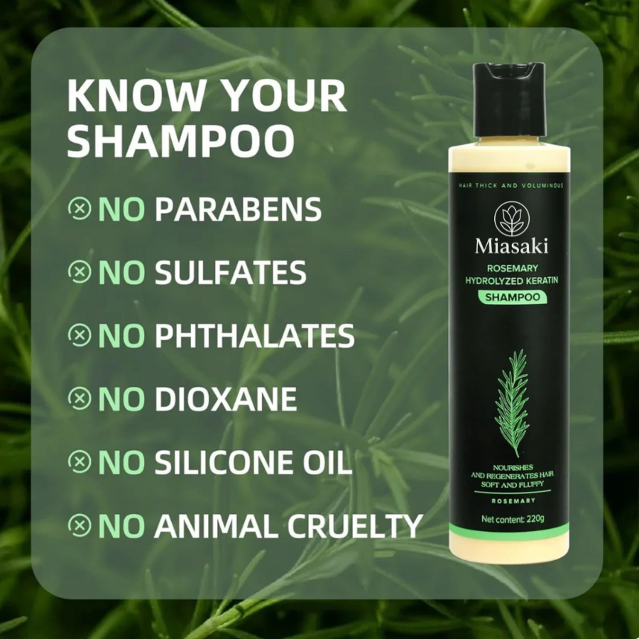 Rosemary Keratin Thickening Shampoo